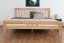 Doppelbett "Easy Premium Line" K8/1, 180 x 200 cm Buche Vollholz massiv Natur
