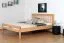 Doppelbett "Easy Premium Line" K8/1, 180 x 200 cm Buche Vollholz massiv Natur