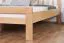 Doppelbett "Easy Premium Line" K8/1, 180 x 200 cm Buche Vollholz massiv Natur