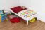 Kinderbett / Jugendbett "Easy Premium Line" K1/ Voll, 90 x 190 Buche weiß lackiert