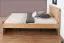 Doppelbett "Easy Premium Line" K8/1 inkl. 1 Abdeckblende, 180 x 200 cm Buche Vollholz massiv Natur