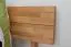Kernbuche Holzbett 100 x 200 cm geölt