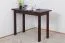 Tisch Kiefer massiv Vollholz Walnussfarben Junco 226C (eckig) - 100 x 50 cm (L x B)