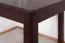 Tisch Kiefer massiv Vollholz Walnussfarben Junco 226C (eckig) - 100 x 50 cm (L x B)