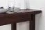 Tisch Kiefer massiv Vollholz Walnussfarben Junco 226C (eckig) - 100 x 50 cm (L x B)