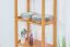 Regal Kiefer massiv Vollholz Erlefarben Junco 56C - 125 x 60 x 30 cm (H x B x T)