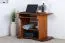 Schreibtisch Kiefer massiv Vollholz Eichefarben Rustikal Junco 197 - Abmessungen: 75 x 100 x 60 cm (H x B x T)