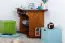 Schreibtisch Kiefer massiv Vollholz Eichefarben Rustikal Junco 197 - Abmessungen: 75 x 100 x 60 cm (H x B x T)
