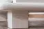 Massivholz-Kleiderschrank Kiefer, Farbe: Weiß 190x47x60 cm