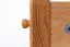 Nachtkommode Kiefer massiv Vollholz Erlefarben Junco 127 - Abmessung: 44 x 40 x 35 cm (H x B x T)