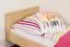 Kinderbett / Jugendbett Buche massiv Vollholz natur 116, inkl. Lattenrost - Abmessung 90 x 200 cm (B x L)