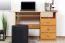 Schreibtisch Kiefer massiv Vollholz Erlefarben Junco 189 - Abmessung 75 x 110 x 55 cm (H x B x T)