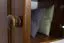Hängeschrank Kiefer Vollholz massiv Eichefarben 024- Abmessung 50 x 120 x 60 cm (H x B x T)