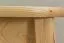 Hocker  Kiefer massiv Vollholz natur 004 -  Abmessung: 45 x 35 cm (H x Ø)