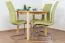 Runder Massivholz Esstisch 100x100 cm Kiefermassiv, Farbe: Natur