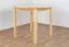 Runder Massivholz Esstisch 100x100 cm Kiefermassiv, Farbe: Natur