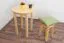 Esstisch 60x60 cm Kiefer massiv, Farbe: Natur