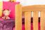 Kinderbett / Juniorbett Kiefer massiv Vollholz Erlefarben 96, inkl. Lattenrost - 90 x 160 cm (B x L)