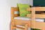 Stockbett 90 x 200 cm für Erwachsene "Easy Premium Line" K17/n, Höhe 174 cm, Buche massiv Natur lackiert, teilbar, großer Abstand zwischen den Betten