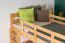 Stockbett 90 x 200 cm für Erwachsene "Easy Premium Line" K17/n, Höhe 174 cm, Buche massiv Natur lackiert, teilbar, großer Abstand zwischen den Betten