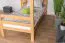 Stockbett 90 x 200 cm für Erwachsene "Easy Premium Line" K17/n, Höhe 174 cm, Buche massiv Natur lackiert, teilbar, großer Abstand zwischen den Betten