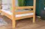 Stockbett 90 x 200 cm für Erwachsene "Easy Premium Line" K17/n, Höhe 174 cm, Buche massiv Natur lackiert, teilbar, großer Abstand zwischen den Betten