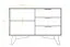 Kommode Timaru 10 Wildeiche massiv geölt - Abmessungen: 63 x 90 x 40 cm (H x B x T)