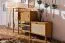 Regal Wellsford 40 Wildeiche massiv geölt - Abmessungen: 123 x 190 x 46 cm (H x B x T)