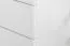 Kommode Sabadell 20, Farbe: Weiß / Weiß Hochglanz - 87 x 90 x 48 cm (H x B x T)