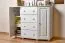 Kommode Kiefer massiv Vollholz Weiß Junco 167 - Abmessung: 100 x 120 x 47 cm (H x B x T)