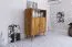 Vitrine Otago 22 Wildeiche massiv geölt - Abmessungen: 143 x 100 x 50 cm (H x B x T)
