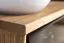 Vitrine Manaus 01, Farbe: Natur, Eiche teilmassiv – 207 x 90 x 38 (H x B x T)