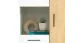 Schrank Riemst 03, Farbe: Eiche / Weiß - Abmessungen: 194 x 60 x 40 cm (H x B x T)