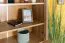 Vitrine Eiche massiv natur Aurornis 09 - Abmessungen: 200 x 96 x 40 cm (H x B x T)