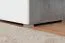 Jugendzimmer - Regal Lede 06, Farbe: Grau / Weiß - Abmessungen: 190 x 45 x 40 cm (H x B x T)