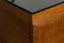 Kommode "Postira" 08, Farbe: Walnuss / Schwarz, teilmassiv - Abmessungen: 117 x 102 x 42 cm (H x B x T)