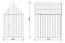 Gartenhütte mit  Fenster aus Sicherheitsglas | Grau-Braun | 162,4 x 207,7 cm | Grundfläche: 4,50 m² | Skandinavischer Style | Satteldach | Fichtenholz | Malmö 18
