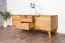 Kommode Timaru 17 Wildeiche massiv geölt - Abmessungen: 48 x 134 x 40 cm (H x B x T)