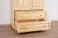 Kleiderschrank Holz natur 010 - Abmessung 190 x 90 x 60 cm (H x B x T)