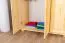Kiefer Kleiderschrank 120 cm Breite