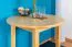 Runder Massivholz Esstisch 80x80 cm Kiefermassiv, Farbe: Natur