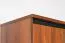 Kommode Mojokerto 02, Farbe: Walnuss / Schwarz - Abmessungen: 85 x 90 x 39 cm (H x B x T)