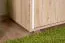 Schrank Cianjur 12, Farbe: Eiche / Weiß - Abmessungen: 209 x 80 x 40 cm (H x B x T)
