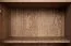 Vitrine Fazenda 03, Farbe: Dunkelbraun, Eiche teilmassiv – 199 x 61 x 41 cm (H x B x T)