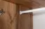 Jugendkleiderschrank, Farbe: Eiche / Weiß - Abmessungen: 195 x 80 x 52 cm (H x B x T)