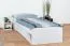 Jugendbett  Alard 09, Farbe: Weiß - Liegefläche: 90 x 195 cm (B x L)