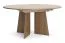 Esstisch ausziehbar | runder Speisetisch | 120-160 x 120 x 76 cm | ausziehbar auf 160 cm | Esszimmertisch | Farbe Nuss | ABS-Kanten | Belladere 09