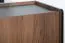 Schrank Mairenke 02, Farbe: Walnuss / Schwarz matt - Abmessungen: 191 x 59 x 55 cm (H x B x T)