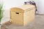 Truhe Kiefer massiv Vollholz natur 183 – Abmessung 77 x 54 x 50 cm