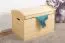 Truhe Kiefer massiv Vollholz natur 183 – Abmessung 77 x 54 x 50 cm